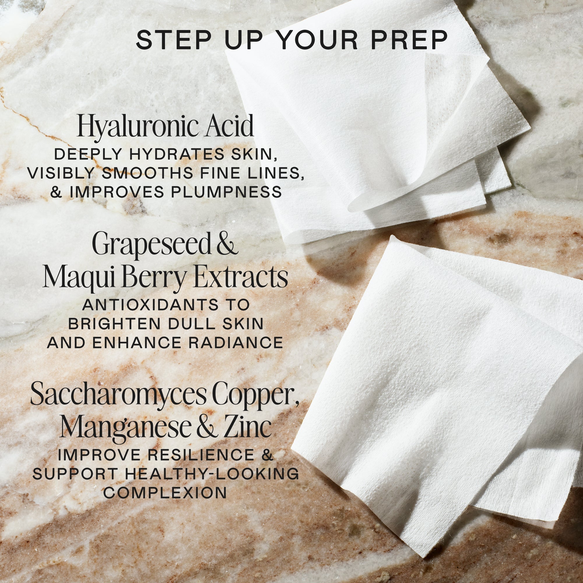 Prep-N-Glow® Exfoliating & Hydrating Facial Wipes - Face Wipes for Cleansing, Exfoliating & Hydrating