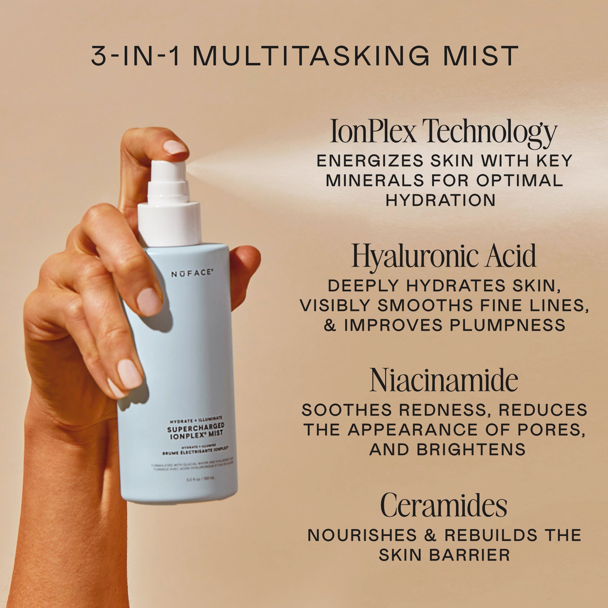 IonPlex Facial Mist with Niacinamide and Ceramides