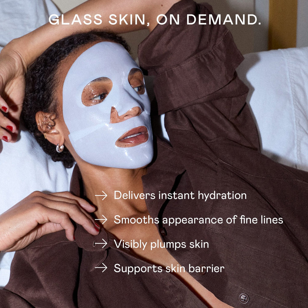 IonPlex® Hydra-Gel Power Mask - Glass Skin Korean Sheet Mask 5-Pack